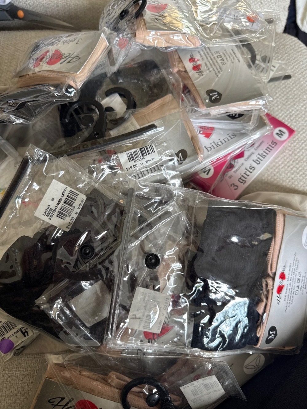Bundle of girls M 10 pieces of designer underwear